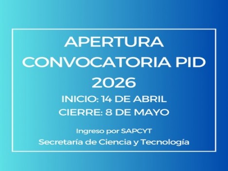 CONVOCATORIA PID 2026